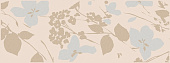 Вилланелла Цветы беж декор MLD/B67/15084 15*40