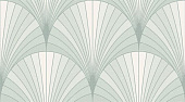 Плитка керамическая LB-Ceramics Эвентир Декор зеленый 1045-0243 25х45 