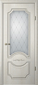 Дверь межкомнатная ALBERO Леонардо  Art vinyl ясень голд патина шампань ПО*700 стекло Классика