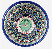 Коса Риштанская Керамика "Цветы" 15см малая синяя  2741423