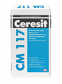 Клей для керамогранита Ceresit CM-117 25кг