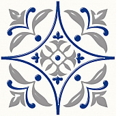 Сиди-Бу-Саид синий пол (01-10-1-15-00-65-1000) 20х20 