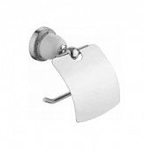 Держатель для туалетной бумаги белый, серый L3603