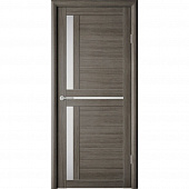 Дверь межкомнатная ALBERO Кельн Эко-шпон серый кедр ПО*800 стекло мателюкс