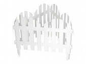 Забор декоративный "Барокко",28*300 см,белый, 65035