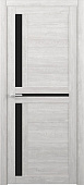 Дверь межкомнатная ALBERO Эко-шпон Кельн дуб нордик ПО*700 стекло чёрное