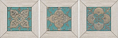 Меранти Вставка белый мозаичный ID57 13x13