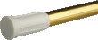Карниз для ванны 110-200 см золото Interlock Melodia