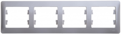 Рамка 4-м горизонт. перламутр SchE GSL000604