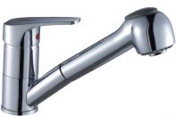 Смеситель для кухни ROSSINKA D40-25 однорычажный с вытяжным изливом 