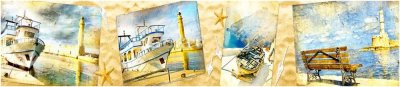 Фартук кухонный AKV 02 (2800х610х6мм) МДФ высокоглянцевый