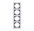 Рамка 4 места , вертикальная , белая 703-0202-154 