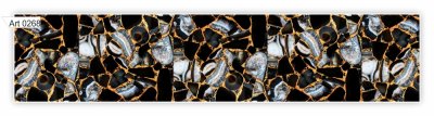 Фартук кухонный (2800х610х6мм) МДФ высокоглянц Panda art.0268