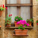 Фотообои А1-091(А2-010) Окно 100х270