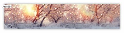 Фартук кухонный (2800х610х6мм) МДФ высокоглянц Panda art.0284