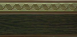 Карниз DDA Венге 1,80 м 50 мм 3-х. рядные с поворотом