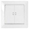 Пралеска выключатель Bylectrica ОУ 3 клавиши , белый (пластик) 