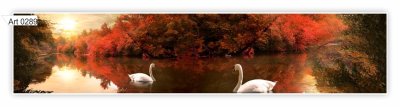 Фартук кухонный (2800х610х6мм) МДФ высокоглянц Panda art.0289