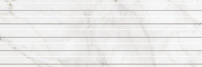 Плитка керамическая Керамин Канцоне 7Д белый 30х90