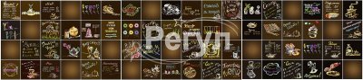 Фартук кухонный Грифельная доска (2835х645х1,5мм)