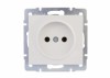 703-0288-121 розетка керамика без/з  белый 