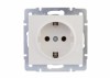 Розетка 703-0288-122  керамика с/з  белый 