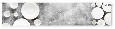 Фартук кухонный (2800х610х6мм) МДФ высокоглянц Panda art.0125