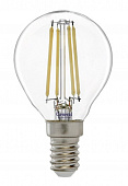 Лампа светодиодная Е14 15W 2700K 2K 35x98 нитевидная прозрачная GLDEN-G45S-15-230-E14-2700 661428 General филамент Шар 
