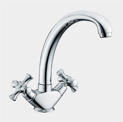 Смеситель для кухни Gappo двухвентильный хром G4142