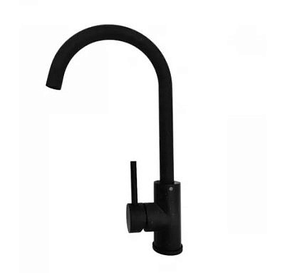 Смеситель для кухни Ростовская Мануфактура SUS124BLK-017F