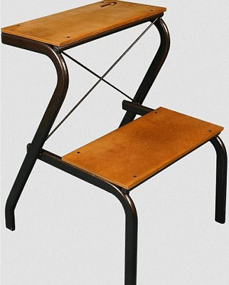 Табурет-стремянка КОНЕК медный антик ТС277