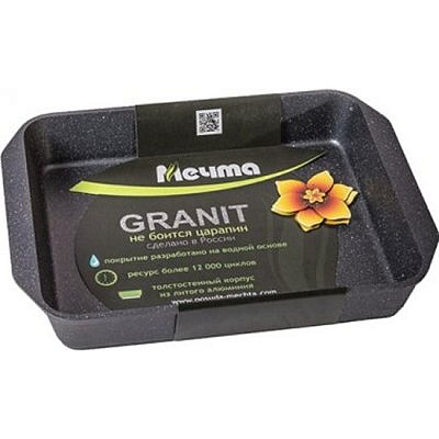 Противень "Гранит" 19*27 см Мечта 92701