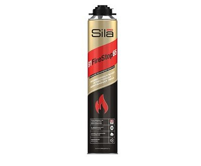 Пена монтажная Sila Pro B1 Firestop 65 огнестойкая профессиональная 850мл