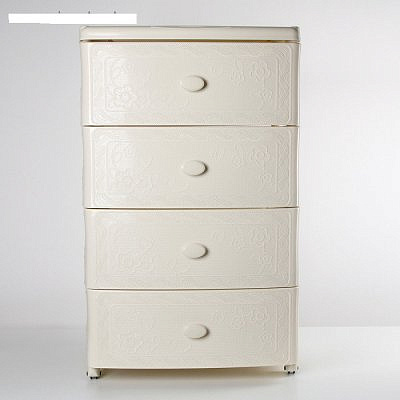 Комод "Флоран" 4-х секционный (Слоновая кость)