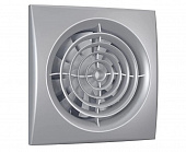Вентилятор AURA 4C gray metal осевой вытяжной с обратным клапаном D100 декоративный