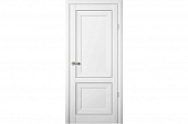 Дверь межкомнатная ALBERO Прадо vinyl 90х200 белый  молдинг серебро ПГ 