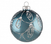 Шар "Ожерелье" SYBLQA-0523164, 8см, цвет изумрудный