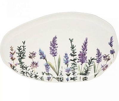 Блюдо овальное BRONCO "Лаванда" 36*21,5см 189-251