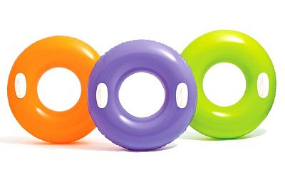 Круг с ручками 59258 однотонный 76см