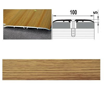 Профиль ПС05 дуб универсал 100*5*1350