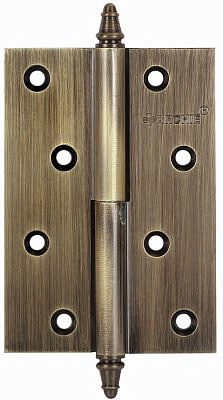 Петля разъёмнаz ARCHIE HARDWARE COMPANY A010-D 100x70x3 2B L (антич бронза)