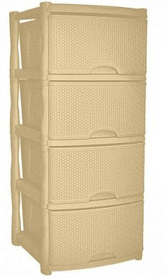 Комод универсальный Nature 4-х секционный слоновая кость