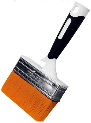 Кисть DECOR радиаторная 1 1/2" светлая щетина, пластиковая ручка 750-038