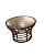 Стол ПРЕМИУМ Ротанг 77см