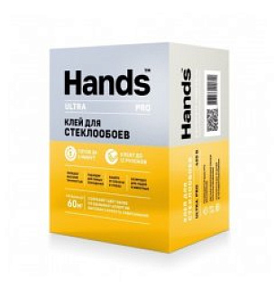 Клей для обоев Hands Ultra PRO специальный  для всех типов стеклообоев 420 гр.