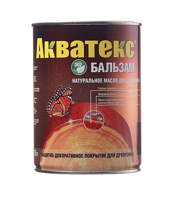 Масло для древесины Акватекс бальзам Дуб 2л