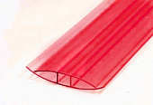 Профиль соединительно-неразъемный НР 4х6000 мм (красный)