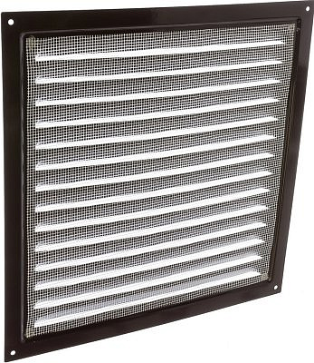 Решетка 3030МЭ вентиляционная вытяжная стальная 300*300 коричневый