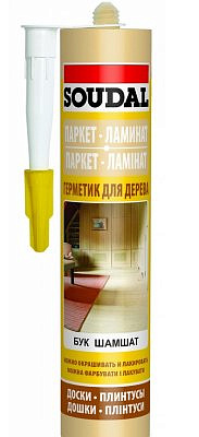 Герметик SOUDAL паркетный венге 15*280мл
