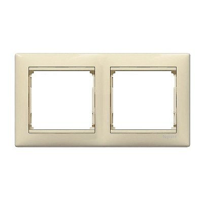 Рамка  2 места слоновая кость горизонтальная Legrand 774352